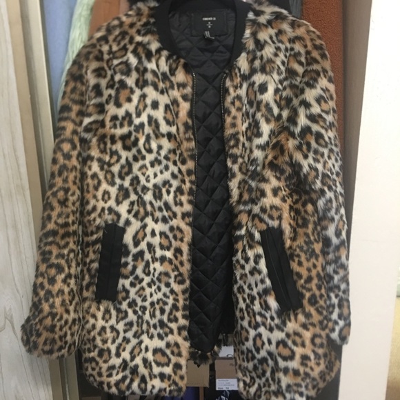 forever 21 leopard jacket